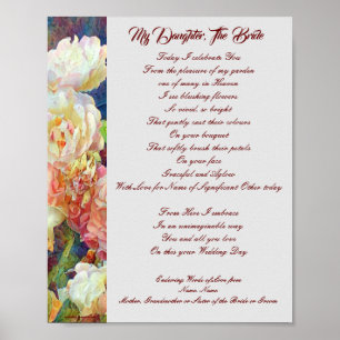 Poster Signe mariage se souvenir de l'être aimé au Ciel