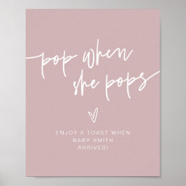 Poster SIGNE MARLO Dusty Rose Bohemian Pop Quand Elle Pop