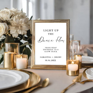 Poster Signe minimaliste de Mariage de script moderne