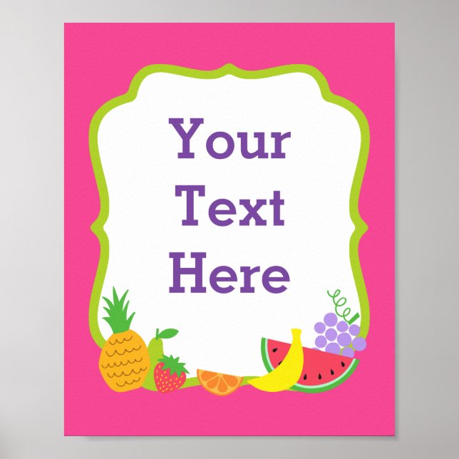 Poster SIGNE PERTINENT DEUX Tti Frutti 2e anniversaire Fr (Devant)