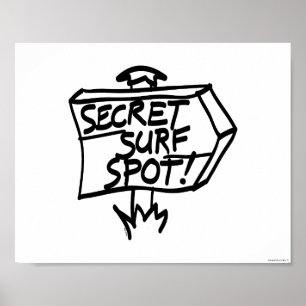 Poster Signe secret du Surf