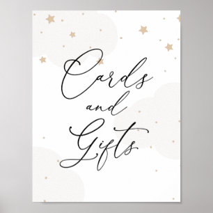 Poster Signe sur la Lune Twinkle Star Cartes et cadeaux