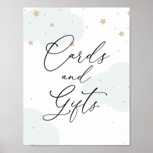 Poster Signe sur la Lune Twinkle Star Cartes et cadeaux