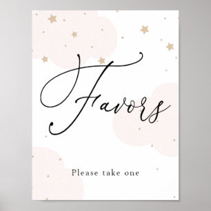 Poster Signe sur la Lune Twinkle Star Favors