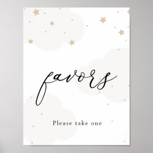 Poster Signe sur la Lune Twinkle Star Favors