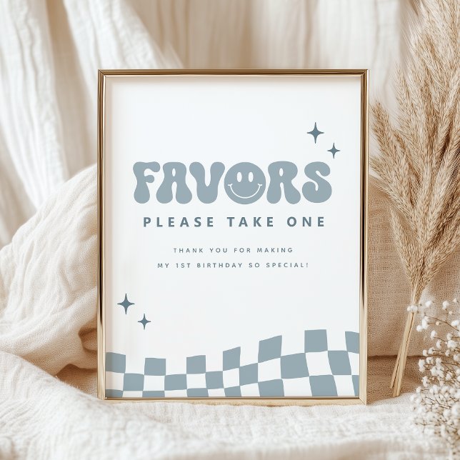 Poster SIGNE UN HOMME Joyeux Fête d'anniversaire Faveurs (Créateur téléchargé)