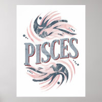 SIGNE Zodiaque vintage Pisces