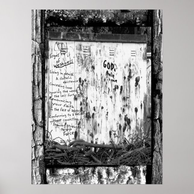 Poster Signes de faiblesse (Devant)