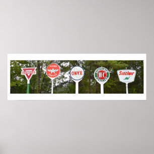 Poster Signes de la compagnie pétrolière