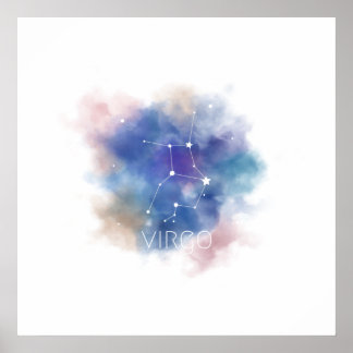 Poster Signes de l'affiche Zodiac - Vierge