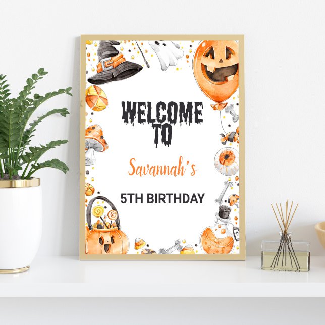 Poster Signes extérieurs Halloween (Halloween Outdoor Signs)