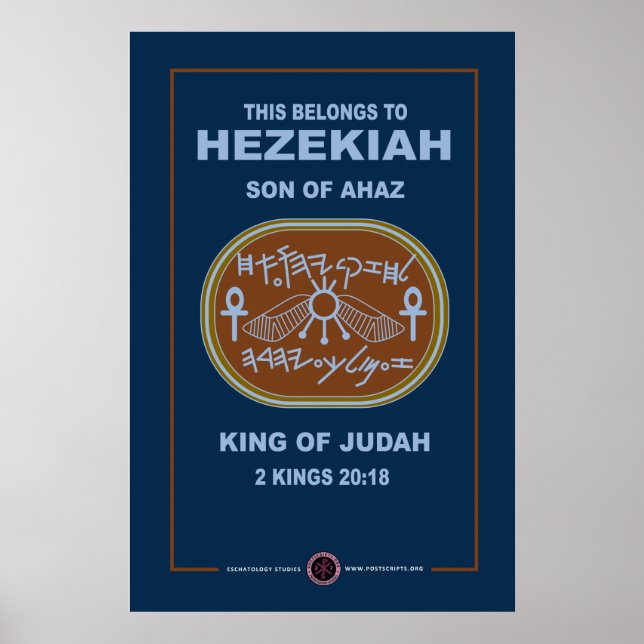 Poster Signet Hezekiah (Devant)