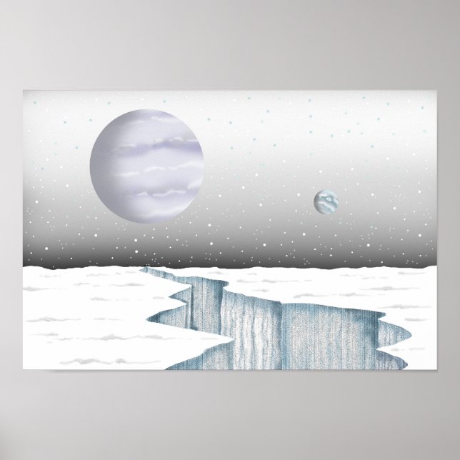 Poster Silence d'une étoile gelée. (Devant)