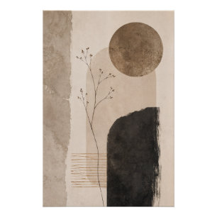 Poster Silent Earth Abstract Wall Art