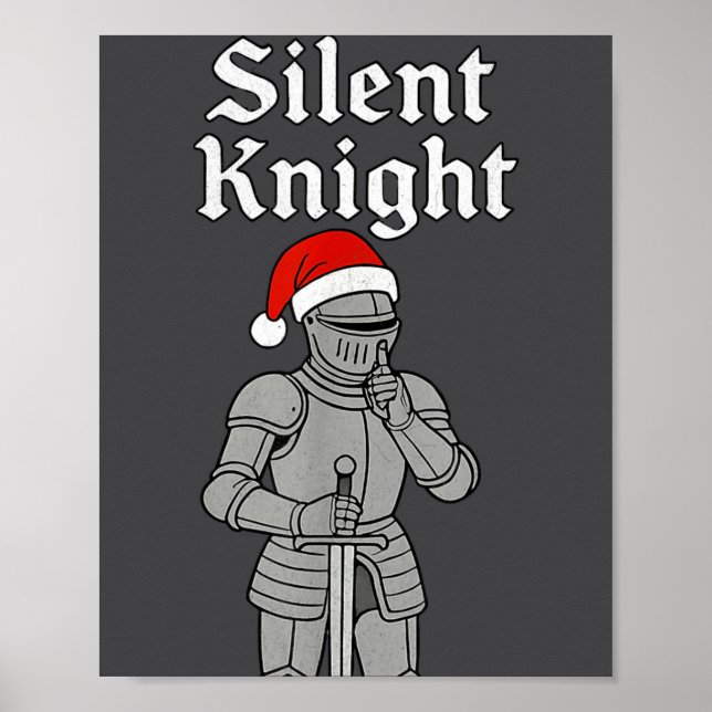 Poster Silent Santa Knight Christmas Holiday Xmas Theme M (Devant)