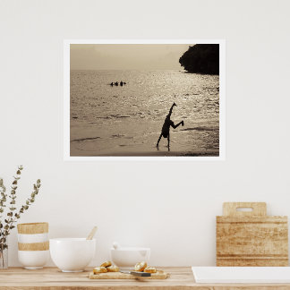 Poster silhouette active