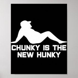 Poster Silhouette Dad Bod Chunky Est La Nouvelle Dadbod H