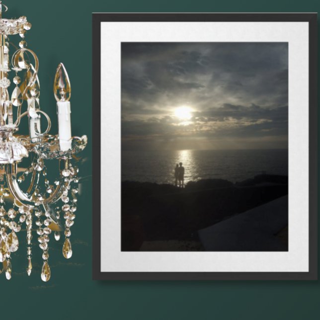 Poster Silhouette de Big Island (Créateur téléchargé)