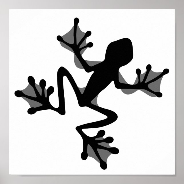 Poster Silhouette de Frog (Devant)