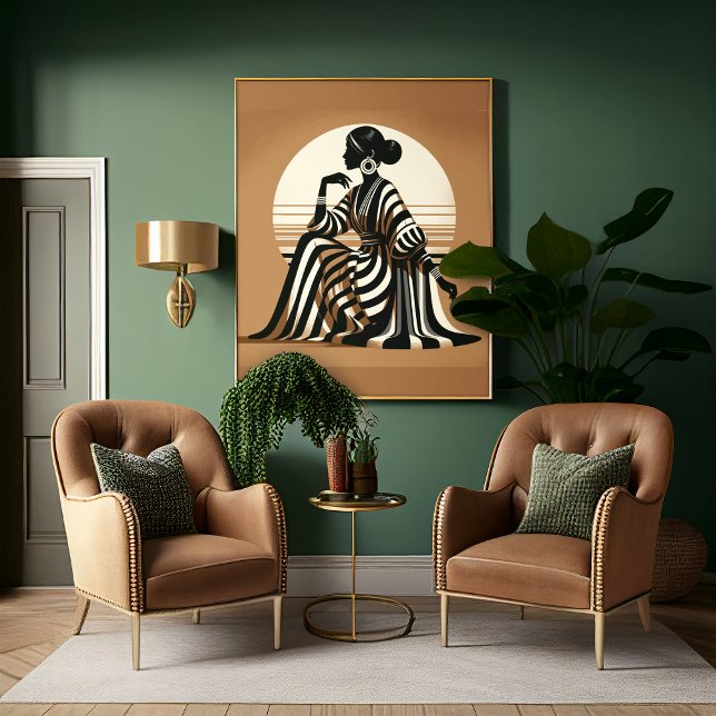 Poster Silhouette de Sophistication (Créateur téléchargé)
