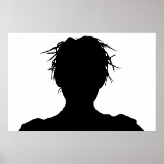 Poster Silhouette des Spikes