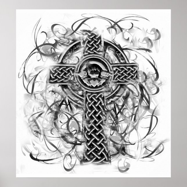 Poster "Silver Claddagh Cross" Sarah Doherty 2008 (Devant)