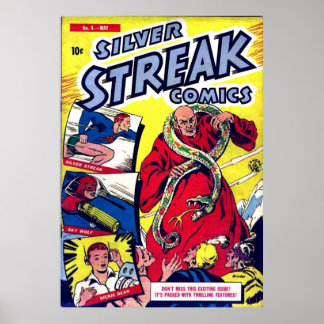 Poster Silver Streak Comics 004 papier8fiche JVJ