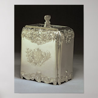 Poster Silver tea canister by Paul de Lamerie
