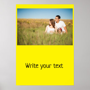 Poster Simple ajout minimal du nom de texte du logo