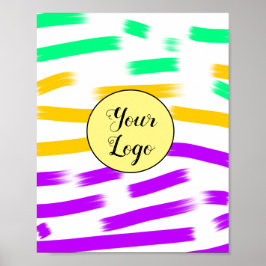 Poster Simple ajout minimal du nom de texte du logo