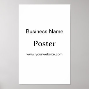 Poster Simple Brand Promotion Standard Semi-brillant 11"x
