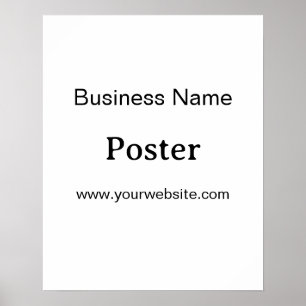 Poster Simple Brand Promotion Standard Semi-brillant 16"x