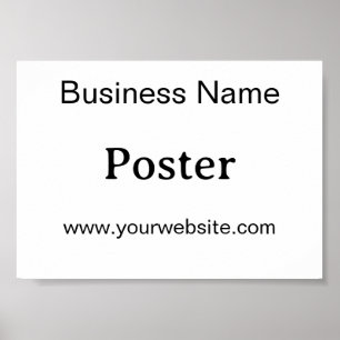 Poster Simple Brand Promotion Standard Semi-brillant 7"x5