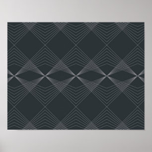 Poster Simple, élégant, chic, luxueux art graphique en li