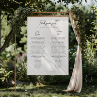 Simple et moderne Trouvez votre siège Mariage Cart