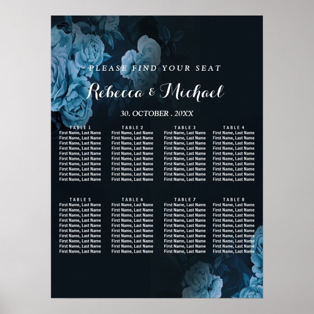 Poster simple Flora Gold (Devant)