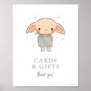 Poster Simple Harry Potter - Baby Shower Dobby