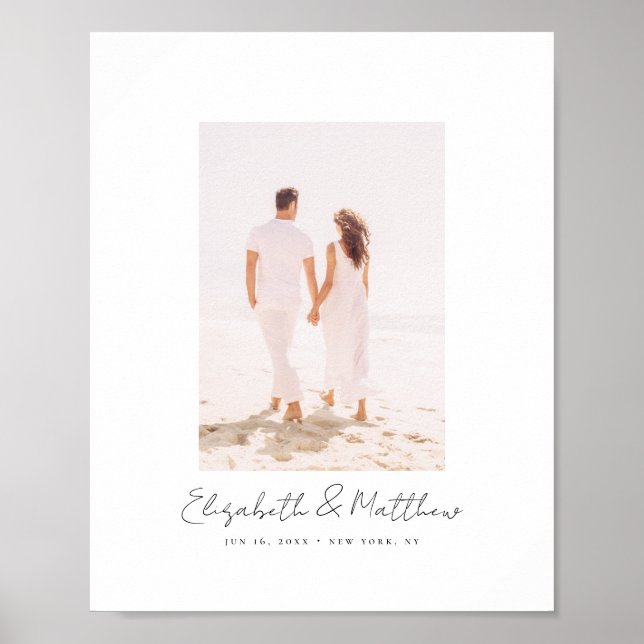 Poster Simple Moderne Minimaliste Chic Photo Alternative (Devant)