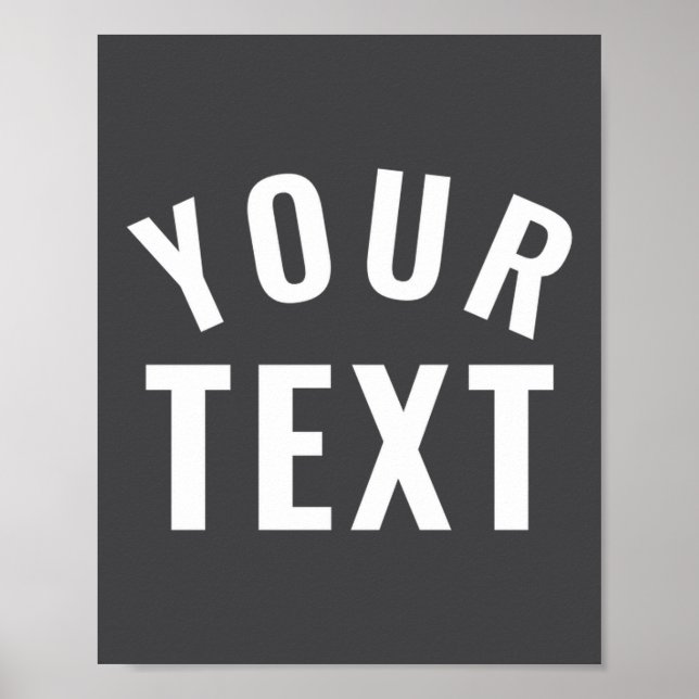 Poster Simple Text Template Womens Long Sleeve Black _1  (Devant)