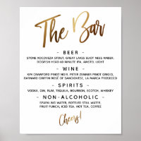 Simplicité de la typographie manuscrite "Le Bar"