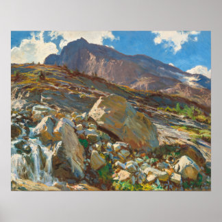 Poster Simplon Pass (1911) par John Singer Sargent