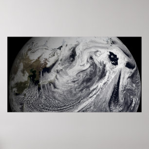 Poster Simulation de nuage d'un seul jour 4