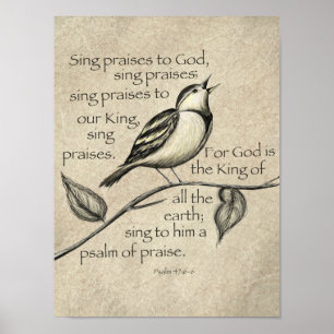 Poster Sing praise!