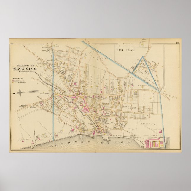 Poster Sing Sing, New York (Devant)