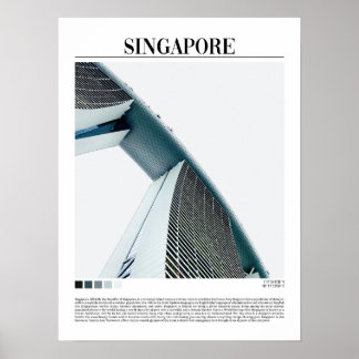 Poster Singapour - Asie du Sud-Est