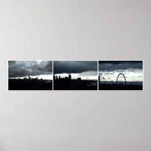 Poster Singapour Skyline No2