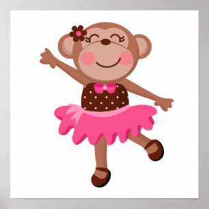 Poster Singe Ballerina