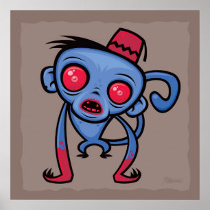 Poster Singe de zombi