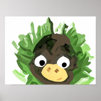 Poster Singe qui regarde