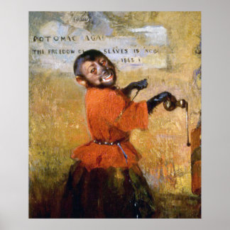 Poster Singe souriant